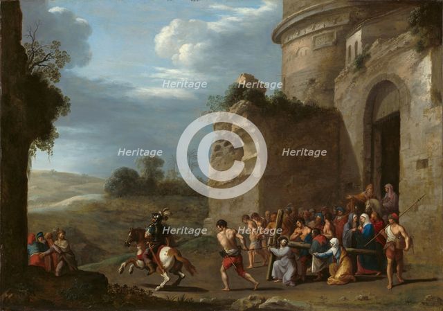 Christ Carrying the Cross, early 1620s. Creator: Cornelis van Poelenburgh.