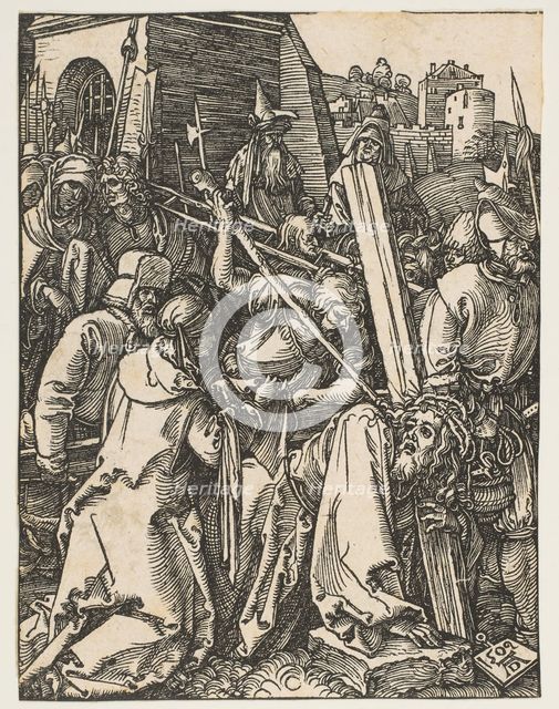 Christ Carrying the Cross, from The Small Passion, ca. 1509. Creator: Albrecht Durer.