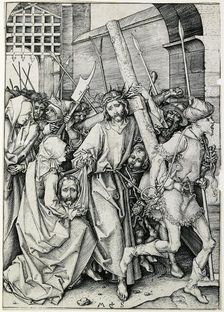 Christ carrying the cross, late 15th century. Artist: Martin Schongauer