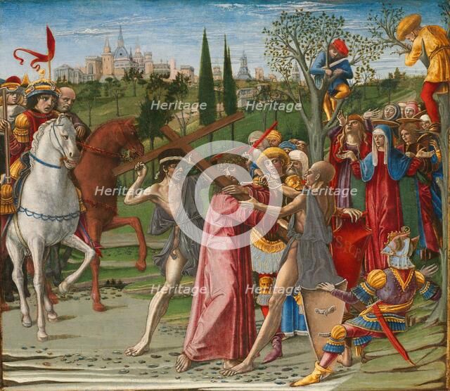 Christ Carrying the Cross, probably 1491. Creator: Benvenuto di Giovanni.