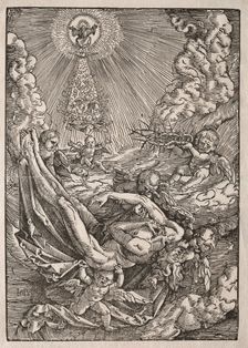 Christ Carried to Heaven by Angels, c. 1515-1517. Creator: Hans Baldung (German, 1484/85-1545)