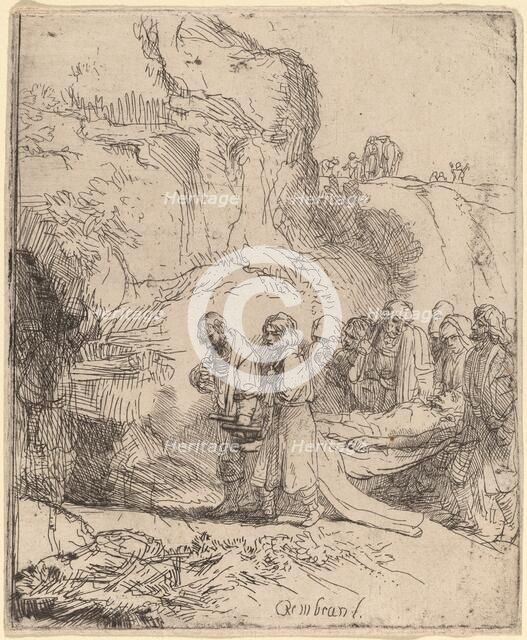 Christ Carried to the Tomb, c. 1645. Creator: Rembrandt Harmensz van Rijn.
