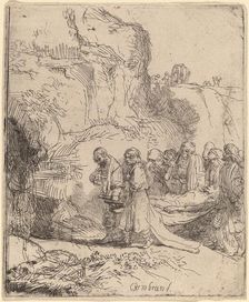Christ Carried to the Tomb, c. 1645. Creator: Rembrandt Harmensz van Rijn