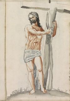 Christ carries the cross, 1696. Creator: Hendrick van Beaumont