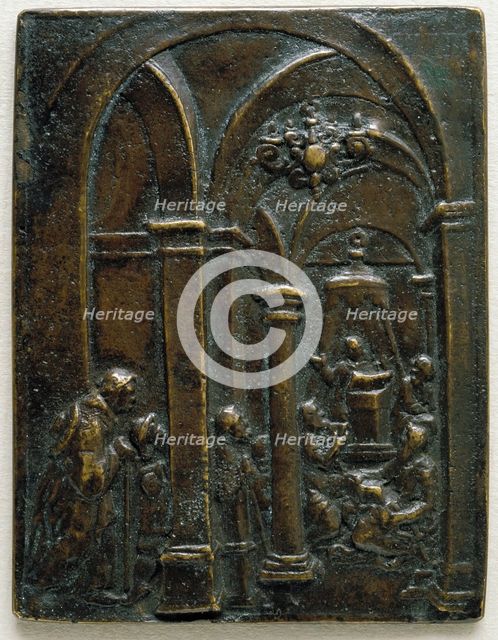 Christ Child Disputing in the Temple, between 1600 and 1625. Creator: Workshop of Matthias Walbaum.