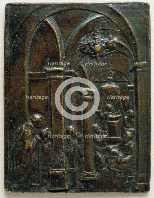 Christ Child Disputing in the Temple, between 1600 and 1625. Creator: Workshop of Matthias Walbaum.