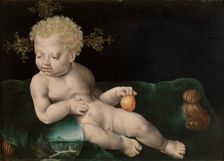 Christ child with orb and pear, Between 1500 and 1550. Creator: Joos van Cleve