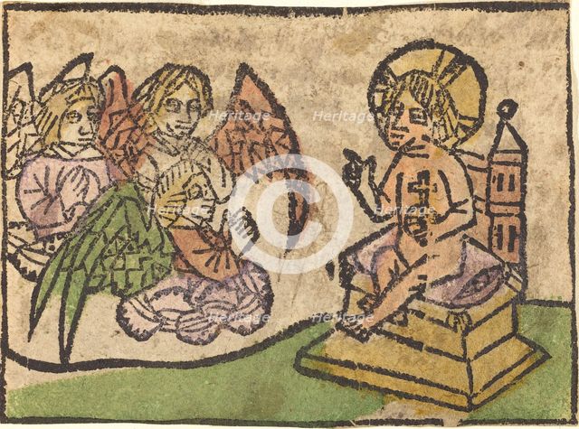Christ Child with Three Angels, c. 1460/1470. Creator: Unknown.