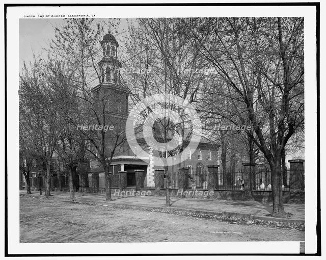 Christ Church, Alexandria, Va., c1902. Creator: William H. Jackson.