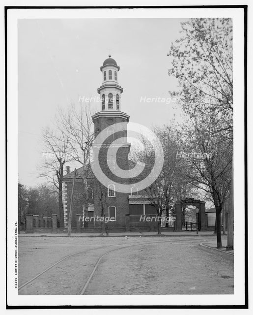 Christ Church, Alexandria, Va., c1902. Creator: William H. Jackson.