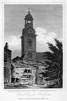 Christ Church, Blackfriars, Southwark, London, 1817.Artist: J Greig