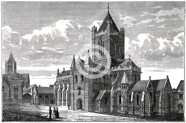 Christ Church Cathedral, Dublin, c19th century. Artist: Unknown