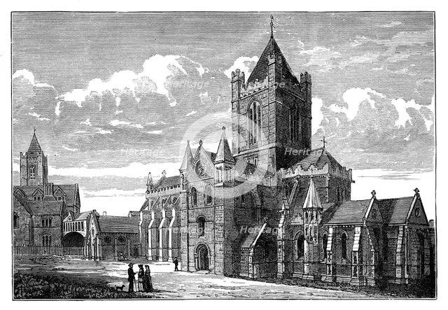 Christ Church Cathedral, Dublin, Ireland. Artist: Unknown