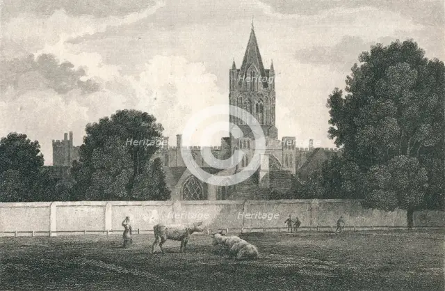 'Christ Church Cathedral, Oxford', 1811. Artist: Elizabeth Byrne.
