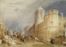 Christ Church College, Oxford, 1832-1833. Artist: JMW Turner