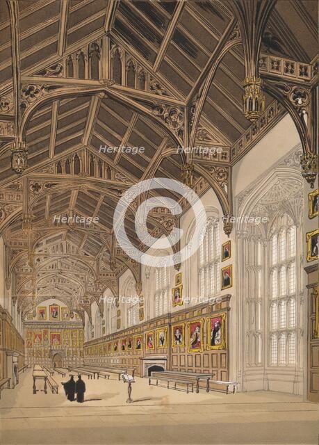 'Christ Church Hall Oxford', 1845. Artist: Unknown.