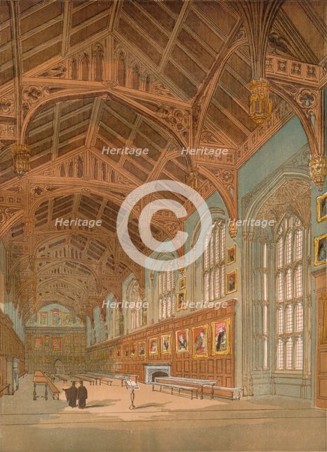 'Christ Church Hall, Oxford', c1845, (1864). Artist: Unknown.