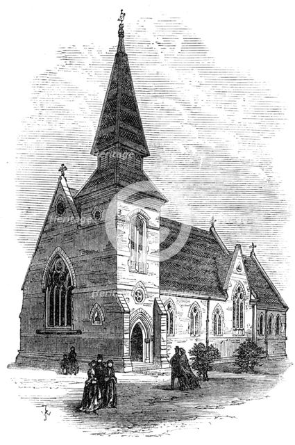 Christ Church, Kintbury, Berks., 1868. Creator: Unknown.