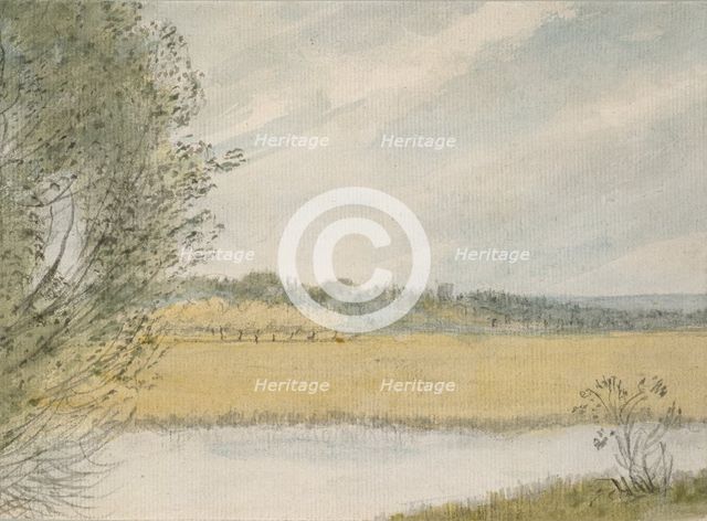 Christ Church Meadows, 18th century. Artist: John Baptist Malchair.
