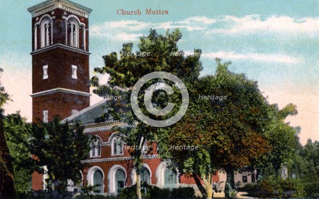 Christ Church, Muttra, India, 20th century. Artist: Unknown