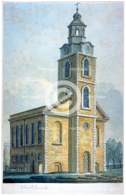 Christ Church on Blackfriars Road, Southwark, London, c1830. Artist: Anon