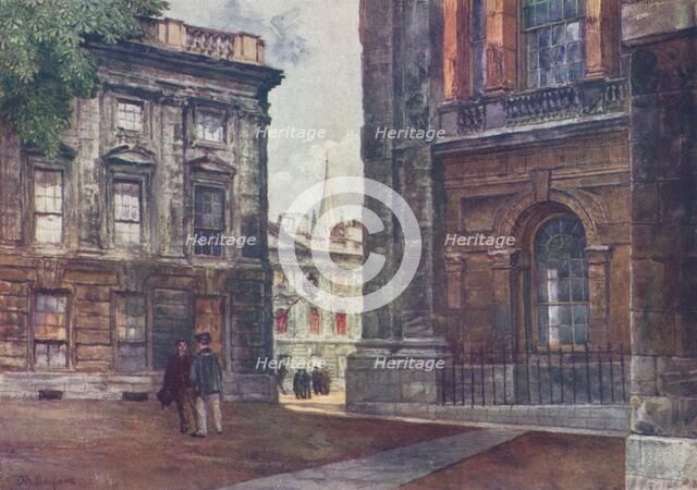 Christ Church - Peckwater Quadrangle, 1906. Artist: Unknown.