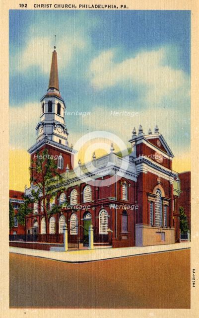 Christ Church, Philadelphia, Pennsylvania, USA, 1936. Artist: Unknown
