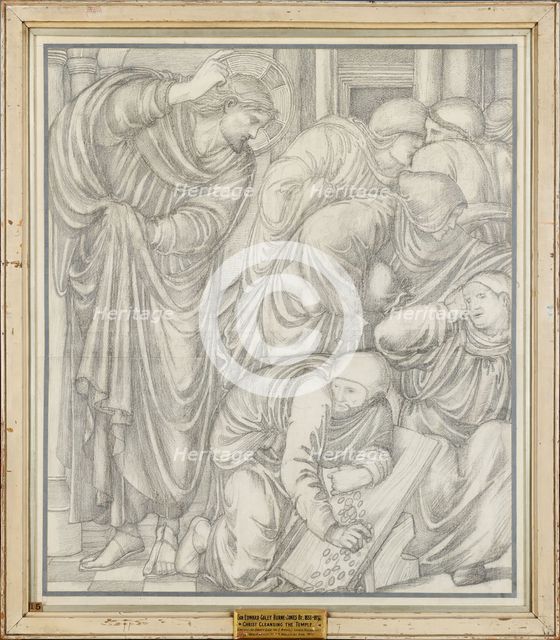 Christ Cleansing the Temple, 1876-78. Creator: Sir Edward Coley Burne-Jones.