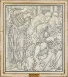 Christ Cleansing the Temple, 1876-78. Creator: Sir Edward Coley Burne-Jones