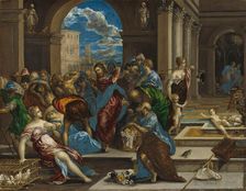 Christ Cleansing the Temple, probably before 1570. Creator: El Greco