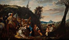 Christ collapsing under the Cross, c1640s. Creator: Unknown