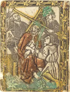 Christ Crowned with Thorns, 1460/1480. Creator: Master of the Borders with the Four Fathers of the Church