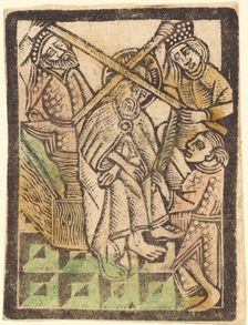 Christ Crowned with Thorns, 1470/1480. Creator: Workshop of the Master of the Aachen Madonna