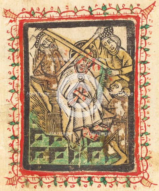 Christ Crowned with Thorns, 1470/1480. Creator: Workshop of the Master of the Aachen Madonna.