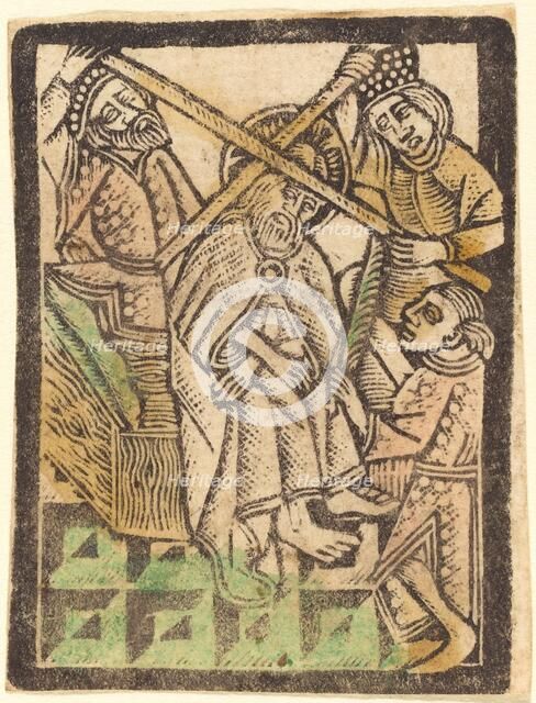 Christ Crowned with Thorns, 1470/1480. Creator: Workshop of the Master of the Aachen Madonna.