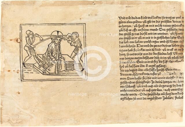 Christ Crowned with Thorns, 1477. Creator: Unknown.