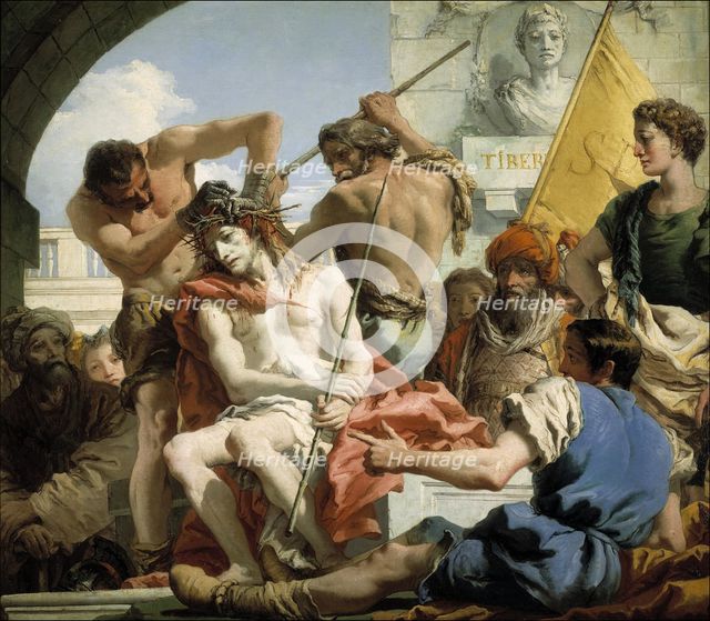 Christ Crowned with Thorns, 1772. Artist: Tiepolo, Giandomenico (1727-1804)