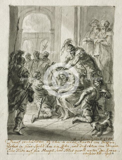 Christ Crowned with Thorns, 1788. Creator: Martin Johann Schmidt (Austrian, 1718-1801).