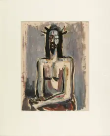 Christ crowned with thorns, 1930-1934. Creator: Ernst Krohn