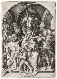 Christ Crowned with Thorns. Creator: Martin Schongauer (German, c.1450-1491)