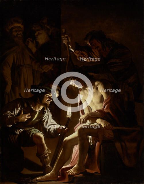 Christ Crowned with Thorns, about 1620. Creator: Gerrit van Honthorst.