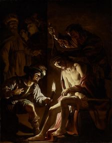 Christ Crowned with Thorns, about 1620. Creator: Gerrit van Honthorst