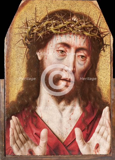 Christ crowned with Thorns, c. 1495. Creator: Bouts, Aelbrecht (1451/54-1549).