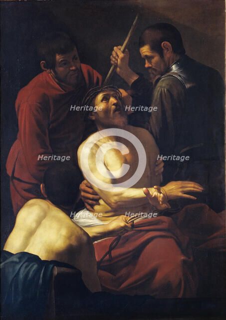 Christ Crowned with Thorns, c. 1605. Creator: Caravaggio, Michelangelo (1571-1610).
