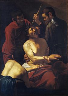 Christ Crowned with Thorns, c. 1605. Creator: Caravaggio, Michelangelo (1571-1610)