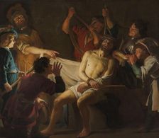 Christ Crowned with Thorns, c.1622. Creator: Gerrit van Honthorst