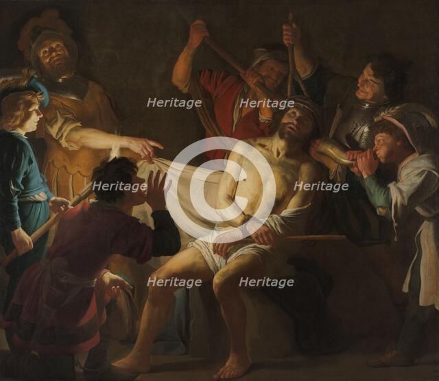 Christ Crowned with Thorns, c.1622. Creator: Gerrit van Honthorst.