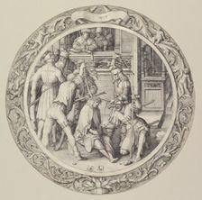 Christ Crowned with Thorns, from the Circular Passion, 1509. Creator: Lucas van Leyden
