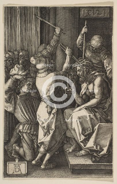 Christ Crowned with Thorns, from the Engraved Passion, 1512. Creator: Albrecht Durer.