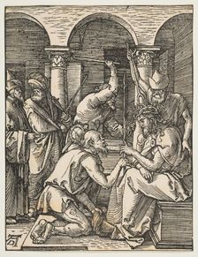 Christ Crowned with Thorns, from The Small Passion, ca. 1509. Creator: Albrecht Durer